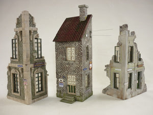 RT-Diorama 35255 Corner Buildings (3pcs.) 1/35 – immagine 8