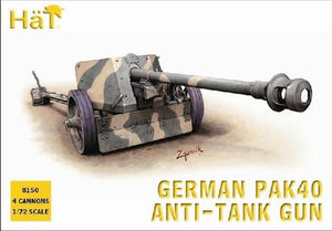 Hat 8150 German PaK40 Anti-tank gun 1/72