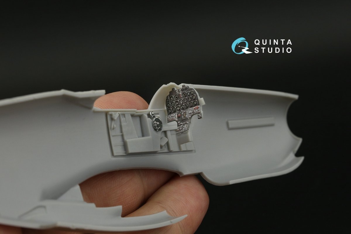 Intérieur imprimé en 3D et coloré sur papier décalcomanie Quinta Studio QDS-48364 F-82G Twin Mustang (Modelsvit) (Petite version) 1/48 – image 2