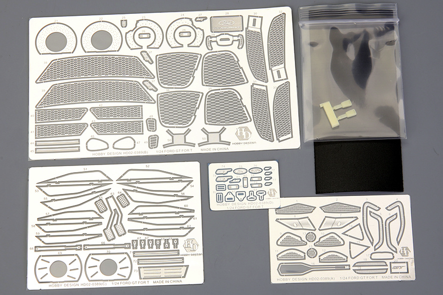 Hobby Design HD02-0389 Photoetch Detail-Up Set for Ford GT Tamiya 1/24 – image 2