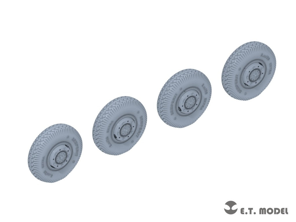 ET Model P35-107 WWII German Sd.Kfz.234 Large Diameter Weighted Wheels Type.7 1/35 – image 2