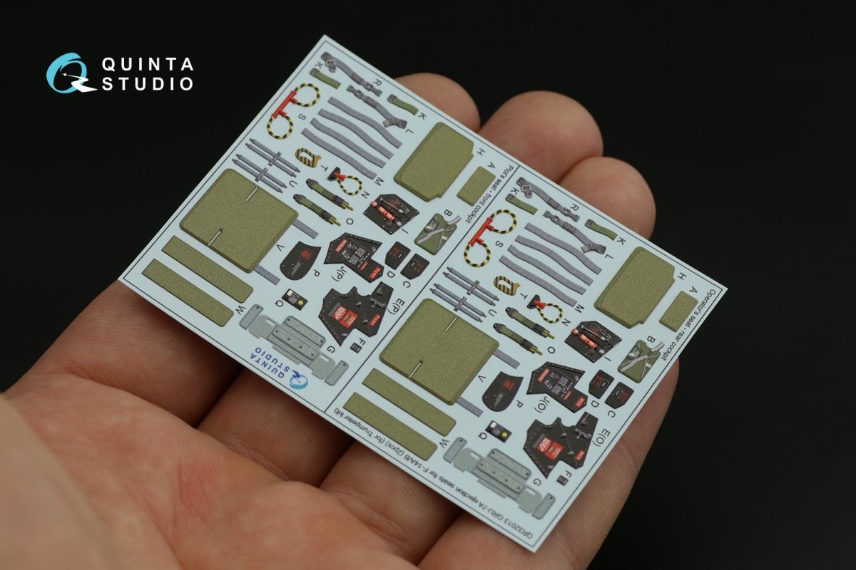 Quinta Studio QR32013 GRU-7A ejection seats F-14A/B (2 pcs) ( Trumpeter ) 1/32 – zdjęcie 9