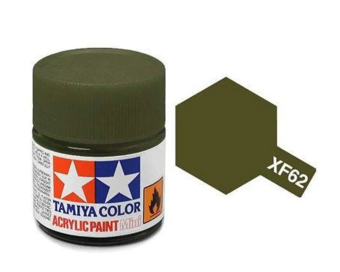 Tamiya 81762 XF62 Olive Drab Acrylic paint 10ml – imagen 2