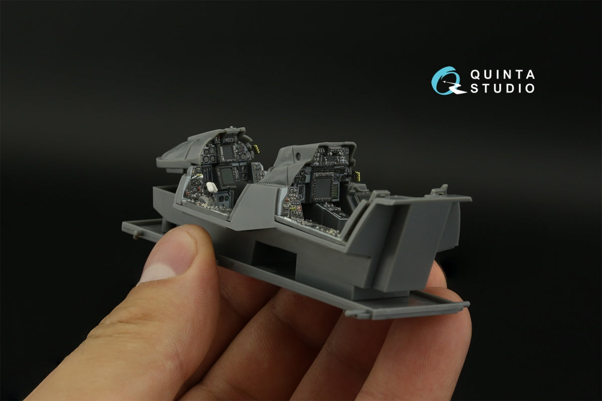 Intérieur imprimé en 3D et coloré pour F-14B de Quinta Studio QDS-48404 sur papier décalcomanie (GWH) (petite version) 1/48 – image 10