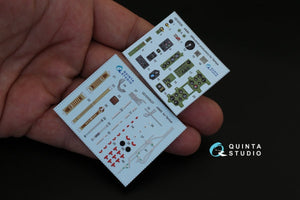Quinta Studio QD32026 A6M5 (Mitsubishi prod.) 3D-Printed &amp;amp; coloured Interior on decal paper (for Tamiya kit) 1/32 – zdjęcie 2
