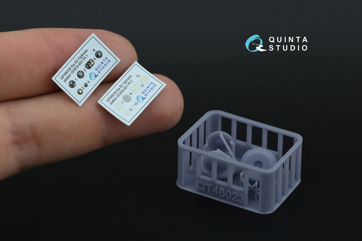 Quinta Studio QP+48038 Ka-52 Optronic station GOES-451 (Zvezda) 1/48 – Bild 7