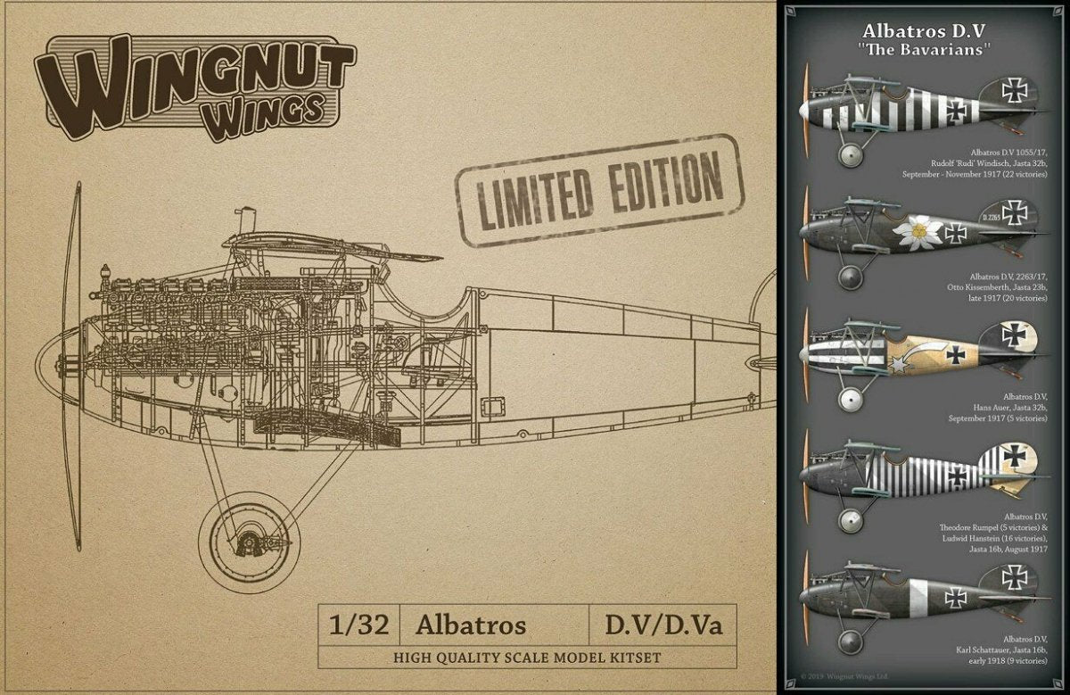 Wingnut Wings 32902 Albatros D.V “The Bavarians” 1/32