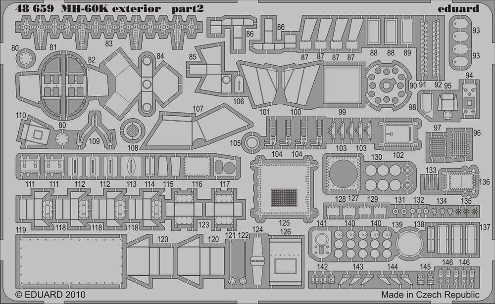 Eduard 48659 MH-60K extérieur 1/48 Italeri – image 2