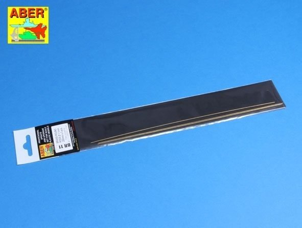 Tiges rondes en laiton Aber BR11 de 1,1 mm de longueur, 245 mm x 3 pièces. – image 2