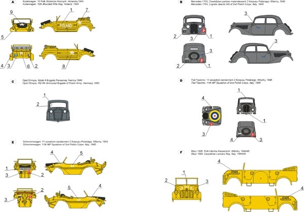 ToRo Model 35D19 - Captured cars in Polish service 1/35 – immagine 2
