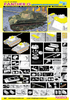 Dragon 6897 Panther Ausf.G Late Production w/Add-on Anti-Aircraft Armor 1/35
