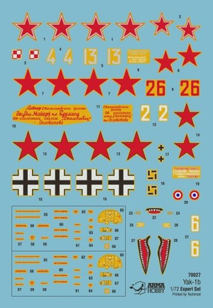 Arma Hobby 70027 Jakowlew Jak-1b Expert Set 1/72 – immagine 16