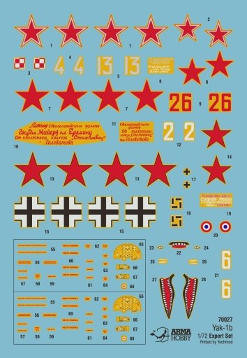 Arma Hobby 70027 Jakowlew Jak-1b Expert Set 1/72 – immagine 16