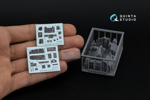 Quinta Studio QDS+48486 F-4N Phantom II Intérieur imprimé en 3D et coloré sur papier décalcomanie (Academy) (Petite version) (avec pièces en résine imprimées en 3D) 1/48  – image 2