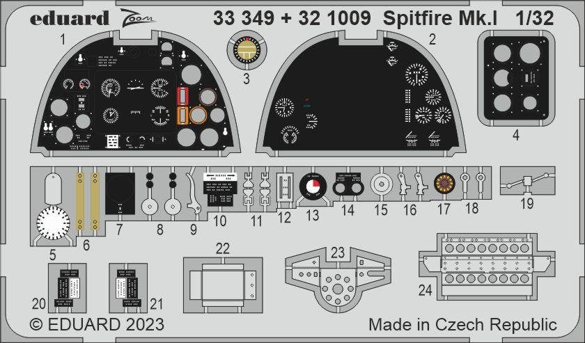Eduard BIG33153 Spitfire Mk. I KOTARE 1/32 – imagen 2