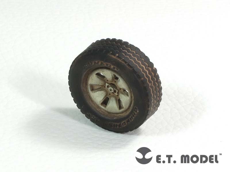 E.T. Model ER35-031 Technical Pick up Truck Weighted Road Wheels For MENG 1/35 – Bild 2