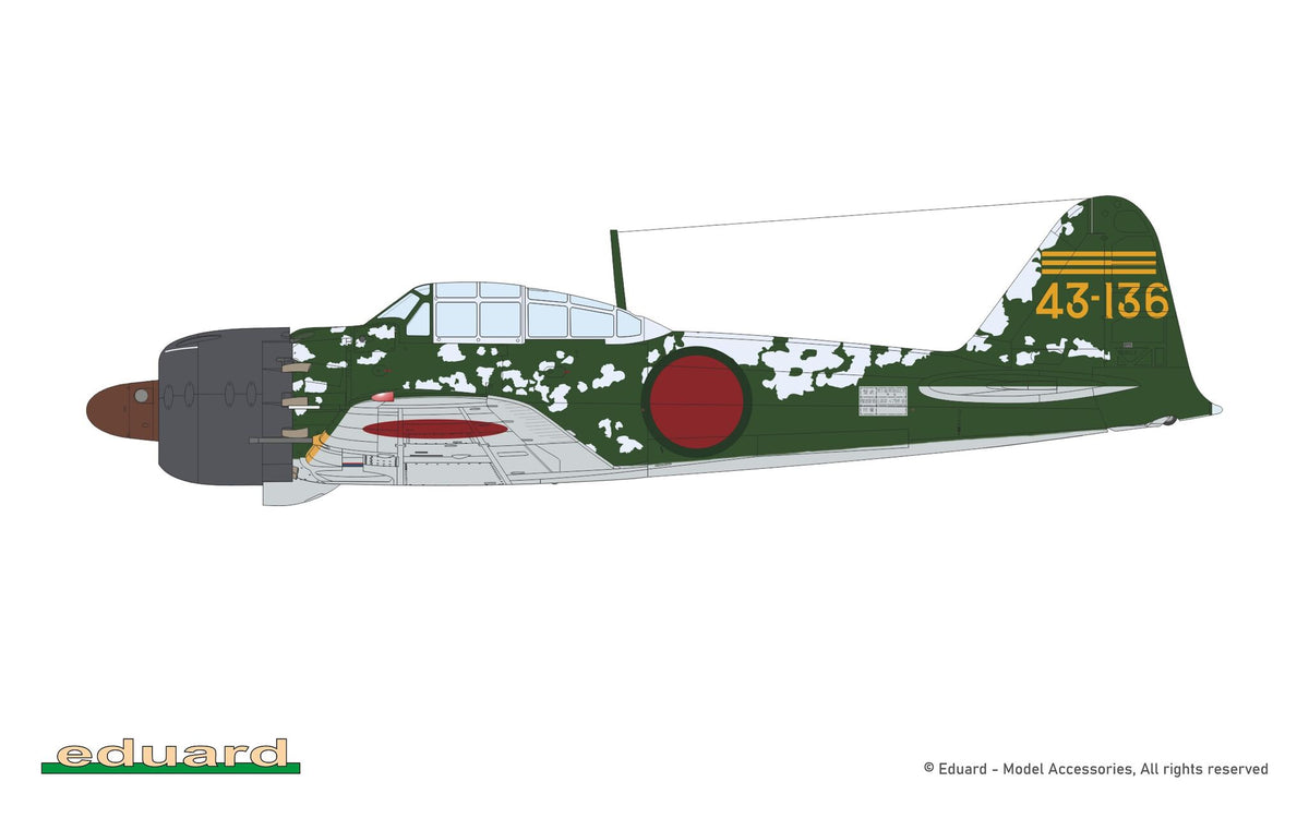 Eduard 84216 Mitsubishi A6M5 Zero Type 52a (Weekend Edition) 1/48 – immagine 5