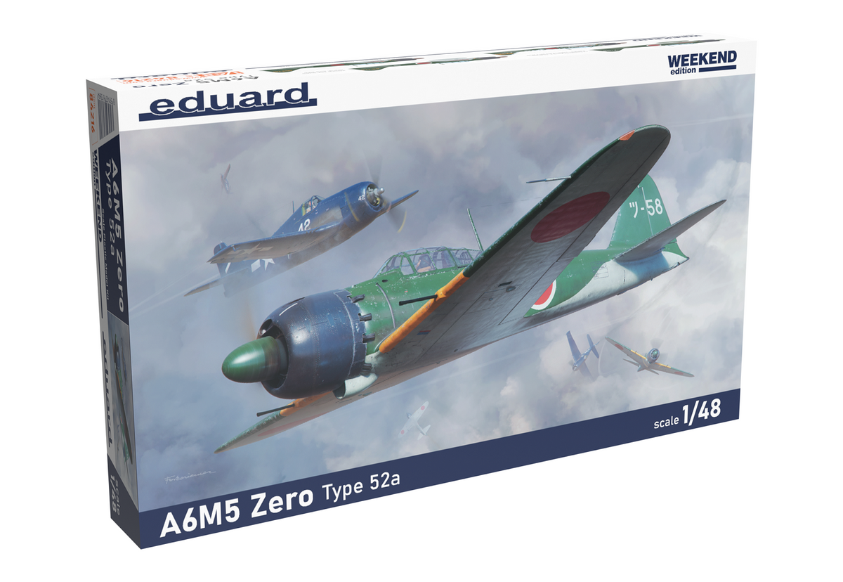 Eduard 84216 Mitsubishi A6M5 Zero Type 52a (Weekend Edition) 1/48 – immagine 2