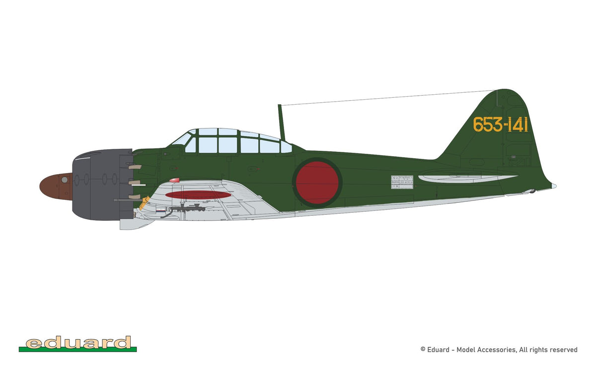 Eduard 84216 Mitsubishi A6M5 Zero Type 52a (Weekend Edition) 1/48 – immagine 3