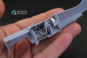 Quinta Studio QD48023 La-9 3D-Printed &amp;amp; coloured Interior on decal paper (for ARK kit) 1/48 – Bild 10