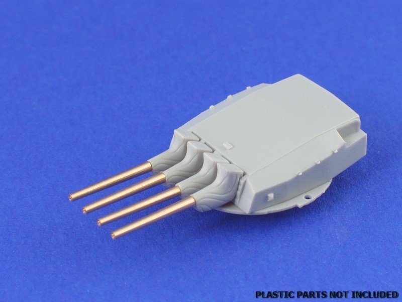 Aber 1/700L-02 Set of 8 pcs 380 mm short barrels for turrets with antiblast covers ships Richelieu, Jean Bart 1/700 – Bild 2