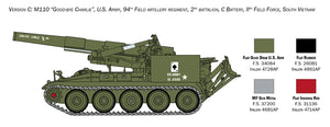 Italeri 6574 M110 Self Propelled Howitzer 1/35 – zdjęcie 5