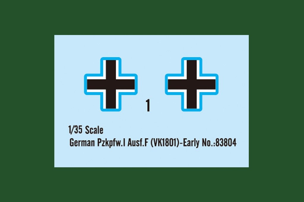 Hobby Boss 83804 German Pz.Kpfw.I Ausf.F (VK18.01)-Early 1/35 – immagine 4