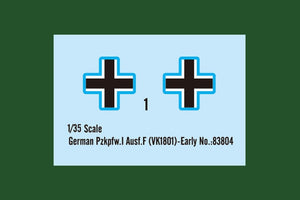 Hobby Boss 83804 German Pz.Kpfw.I Ausf.F (VK18.01)-Early 1/35 – immagine 4