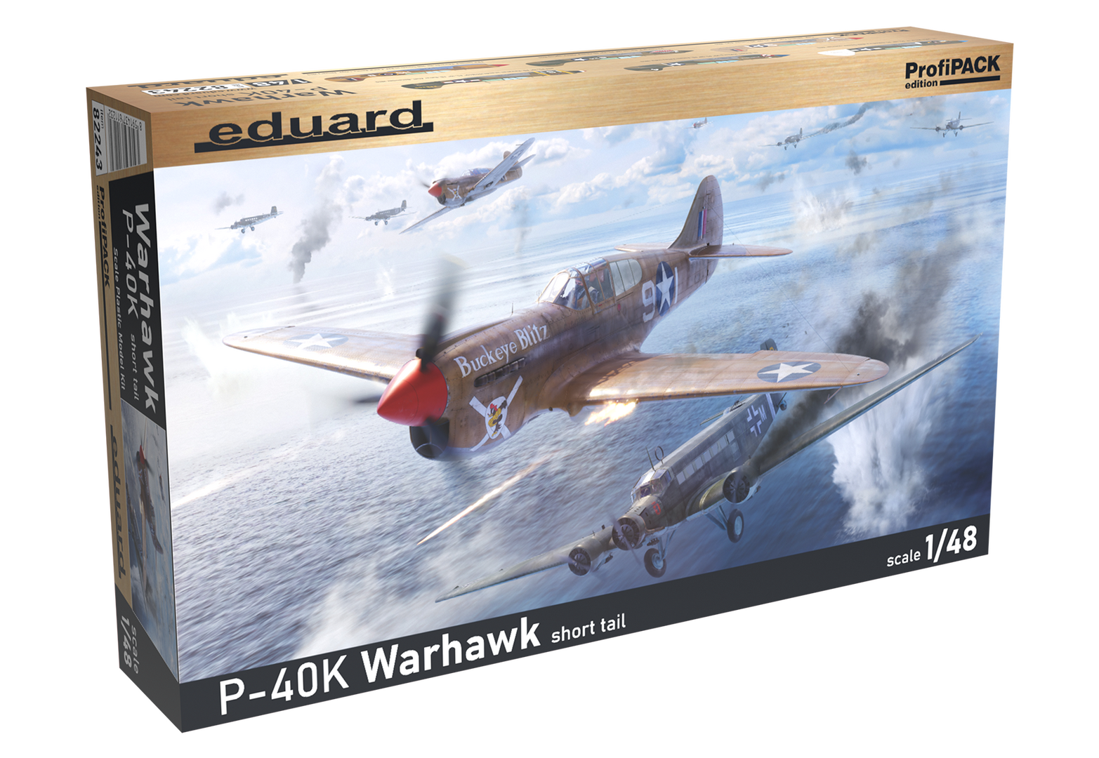 Eduard 82243 P-40K short tail 1/48