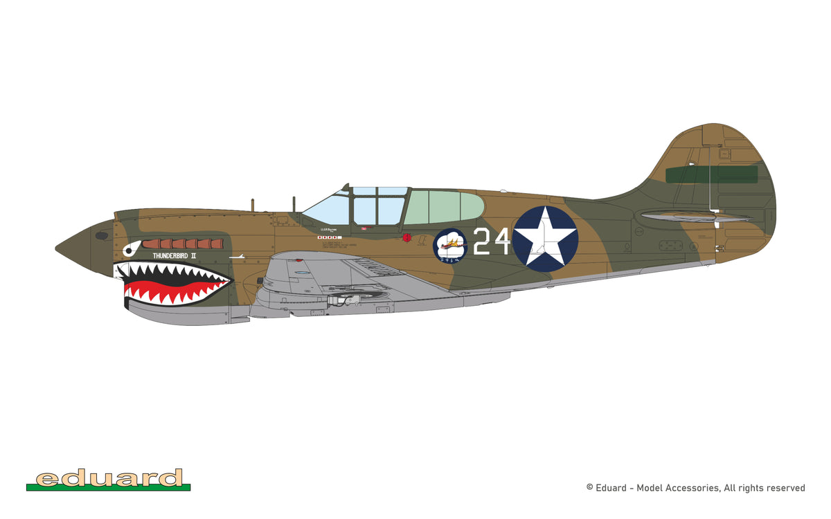 Eduard 82243 P-40K short tail 1/48 – zdjęcie 6