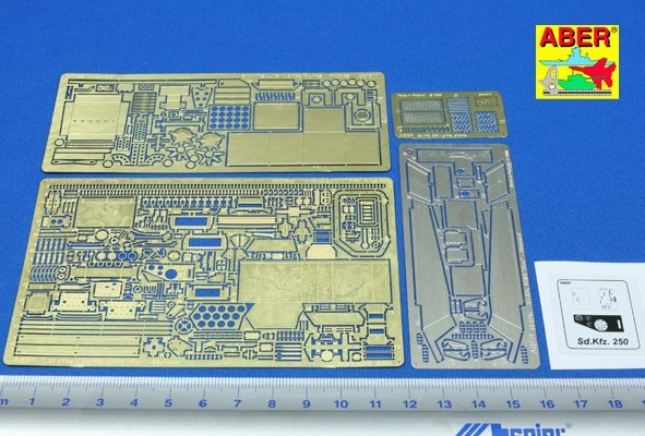Aber 35074 Sd.Kfz.250/8 Neu Stumel (DRA) 1/35 – imagen 2