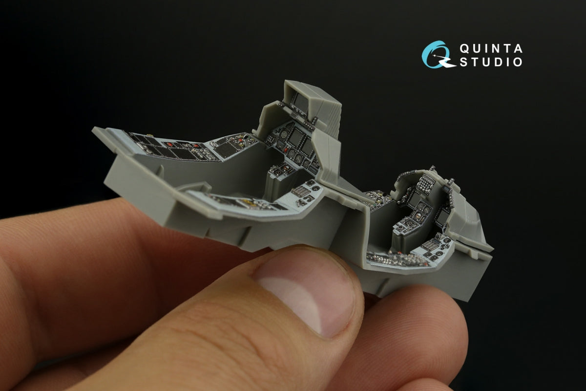 Quinta Studio QDS-48408 F-16D block 50 3D-Printed &amp;amp; coloured Interior on decal paper (Kinetic 2022 tool) (small) 1/48 – Bild 11