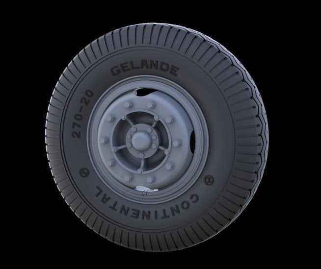 Panzer Art RE35-247 Road wheels for Bussing-Nag 4500 (late pattern) 1/35