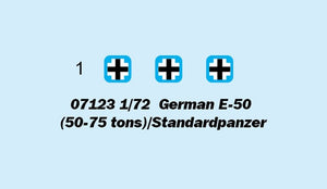 Trumpeter 07123 Panzer standard allemand E-50 1/72 – image 3