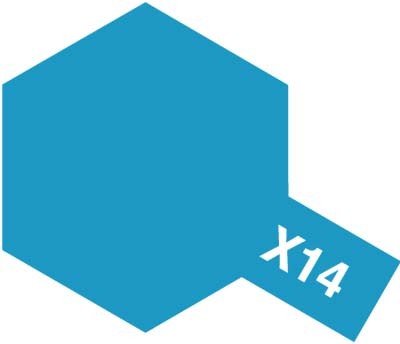 Peinture acrylique Tamiya X14 Bleu ciel (81514) 10 ml – image 2