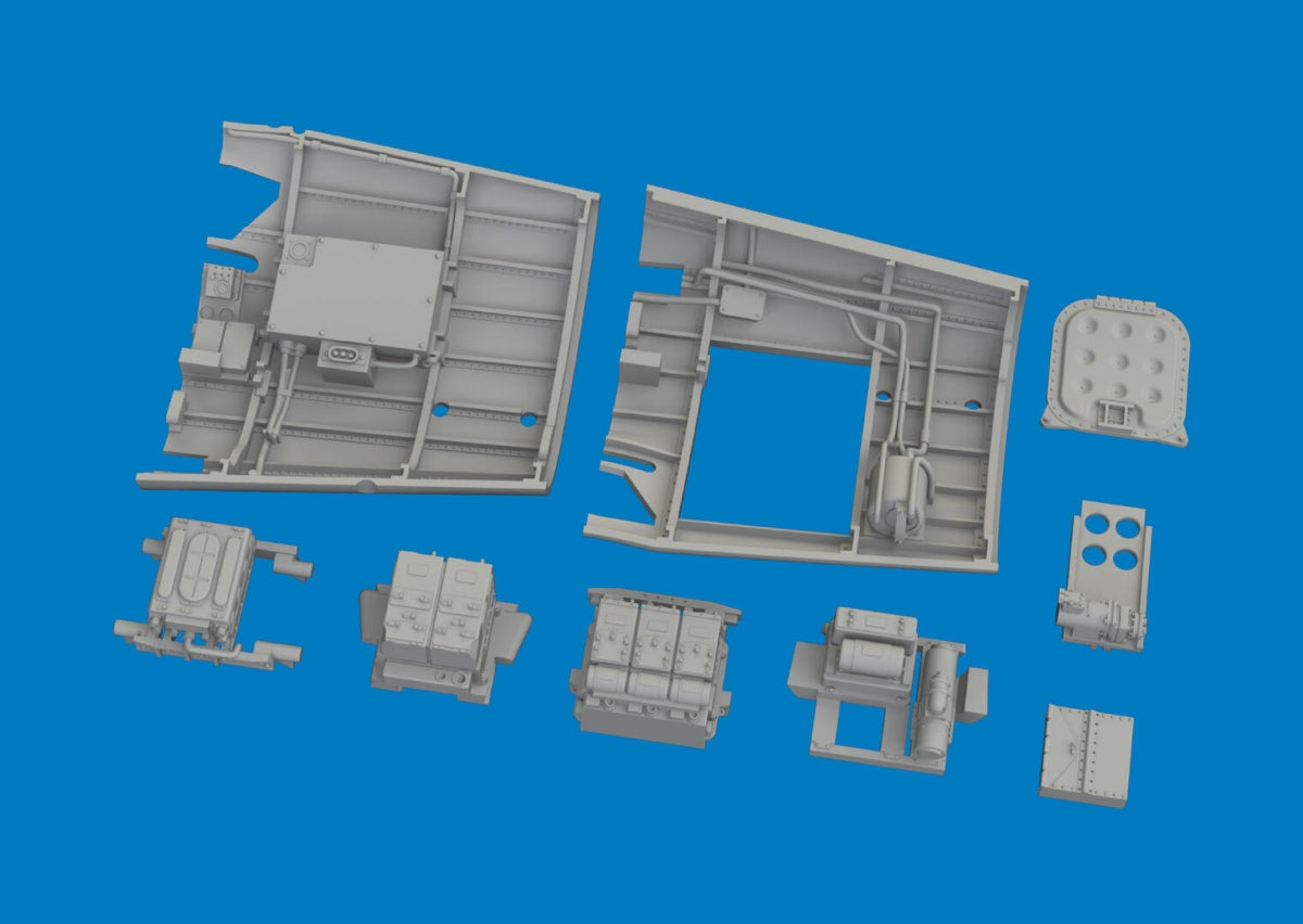 Eduard 6481066 P-40E radio compartment PRINT Eduard 1/48 – image 3