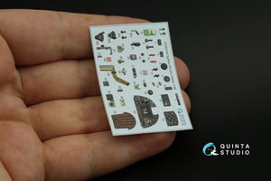 Quinta Studio QD48144 Spitfire PR.XIX 3D-Printed &amp;amp; coloured Interior on decal paper (Airfix) 1/48 – immagine 6