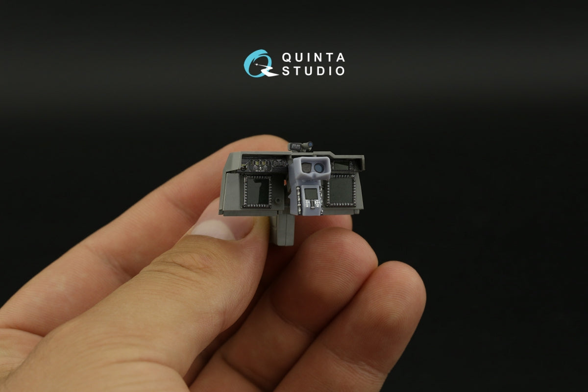 Quinta Studio QDS+35106 AH-64D 3D-Printed &amp;amp; coloured Interior on decal paper (Takom) (Small version) (with 3D-printed resin parts) 1/35 – zdjęcie 11