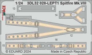 Eduard 3DL32028 Spitfire Mk.VIII SPACE AIRFIX 1/24 – Bild 4