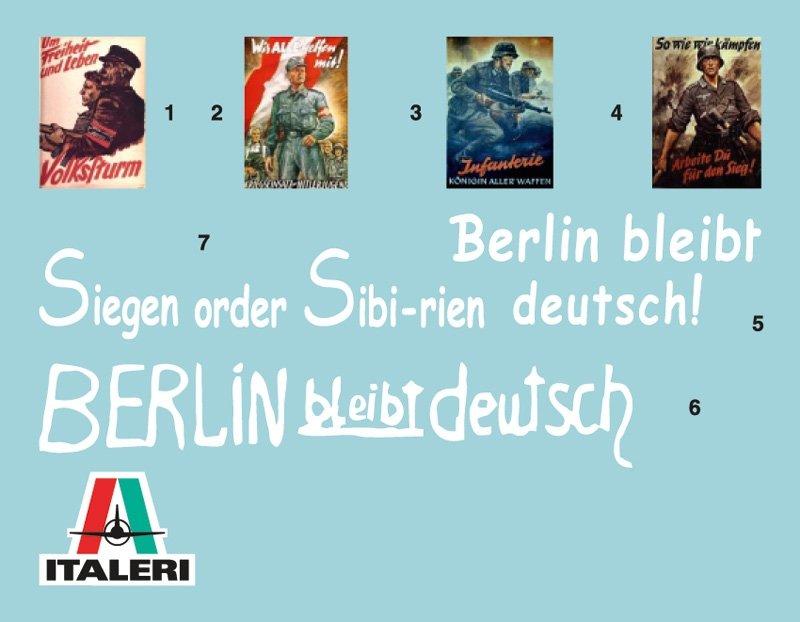 Italeri 6112 BATTLE of BERLIN Diorama Set 1/72 – imagen 2