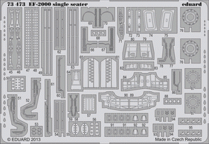 Eduard 73473 EF-2000 single seater 1/72 HASEGAWA – image 2