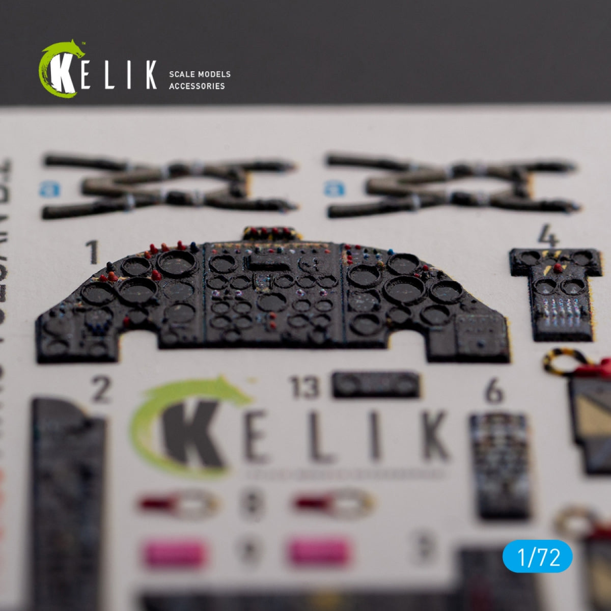 KELIK K72135 AVRO VULCAN B.2 Cockpit avant - décalcomanies 3D intérieures pour maquette Airfix au 1/72 – image 6