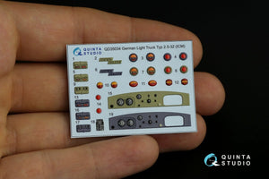 Quinta Studio QD35034 Opel Blitz 3D-Printed &amp;amp; coloured Interior on decal paper (ICM) 1/35 – Bild 8