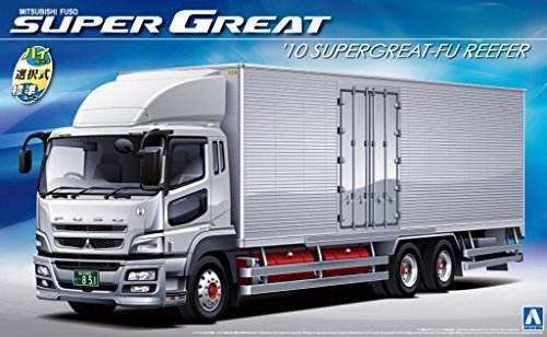 Aoshima 00990 Mitsubishi Fuso 2010 Super Great FU Reefer 1/32