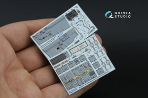 Intérieur imprimé en 3D et coloré sur papier décalcomanie Quinta Studio QD32247 F-104C (Italeri) 1/32 – image 3