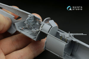 Quinta Studio QD48236 IL-2 1943 (two-seat) 3D-Printed &amp;amp; coloured Interior on decal paper (for Zvezda kit) 1/48 – immagine 9