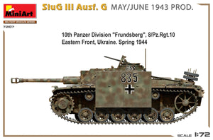 MiniArt 72107 StuG III Ausf. G MAY/JUNE 1943 PROD. 1/72 – immagine 7
