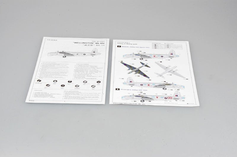 Trumpeter 01633 Vickers Wellington GR.MK XIV 1/72 – zdjęcie 8