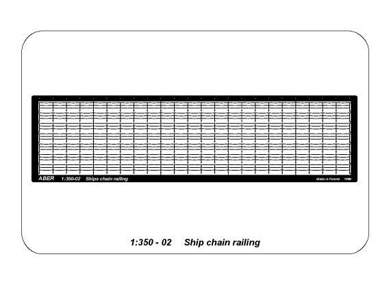 Aber 350-02 Ship chain railing 1/350 – Bild 5
