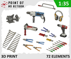 Point de non-retour 3522004 Outils d&amp;#39;atelier 1/35